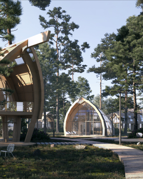 生态酒店森林湾丨意大利丨lunn architects