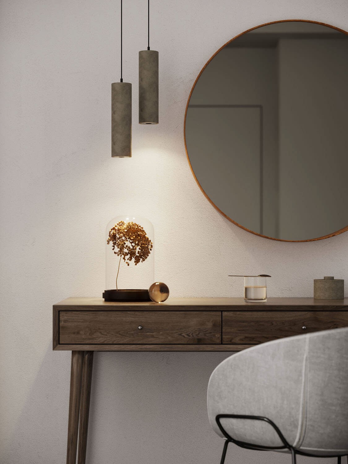 木质+高级灰 舒适到极致的住宅空间-11