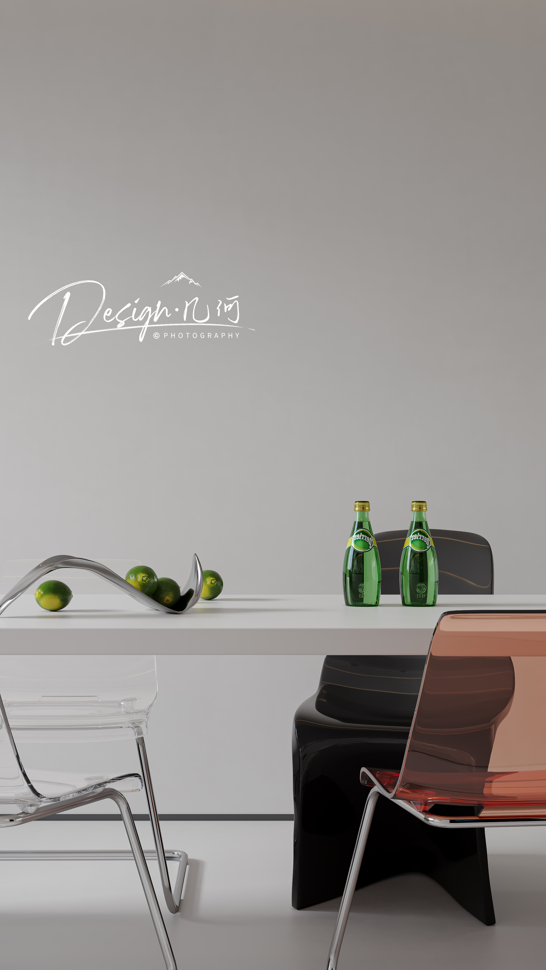 几何空间视觉表现 | 江山赋现代客餐厅-18