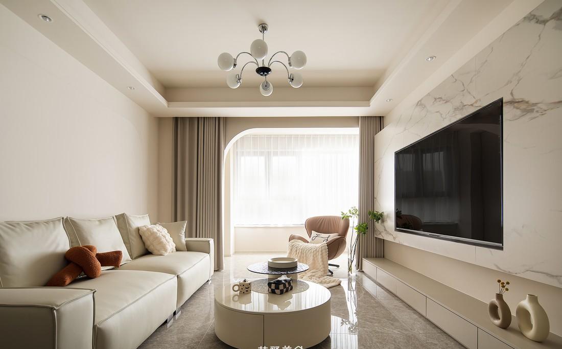 合肥·昆仑御奶油风住宅设计丨中国合肥-7