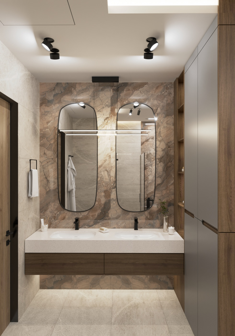 Ванная комната с душевой-7