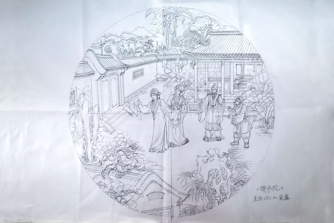 《版纳印象》瓷板画,传统广彩技艺与现代设计的完美结合-39