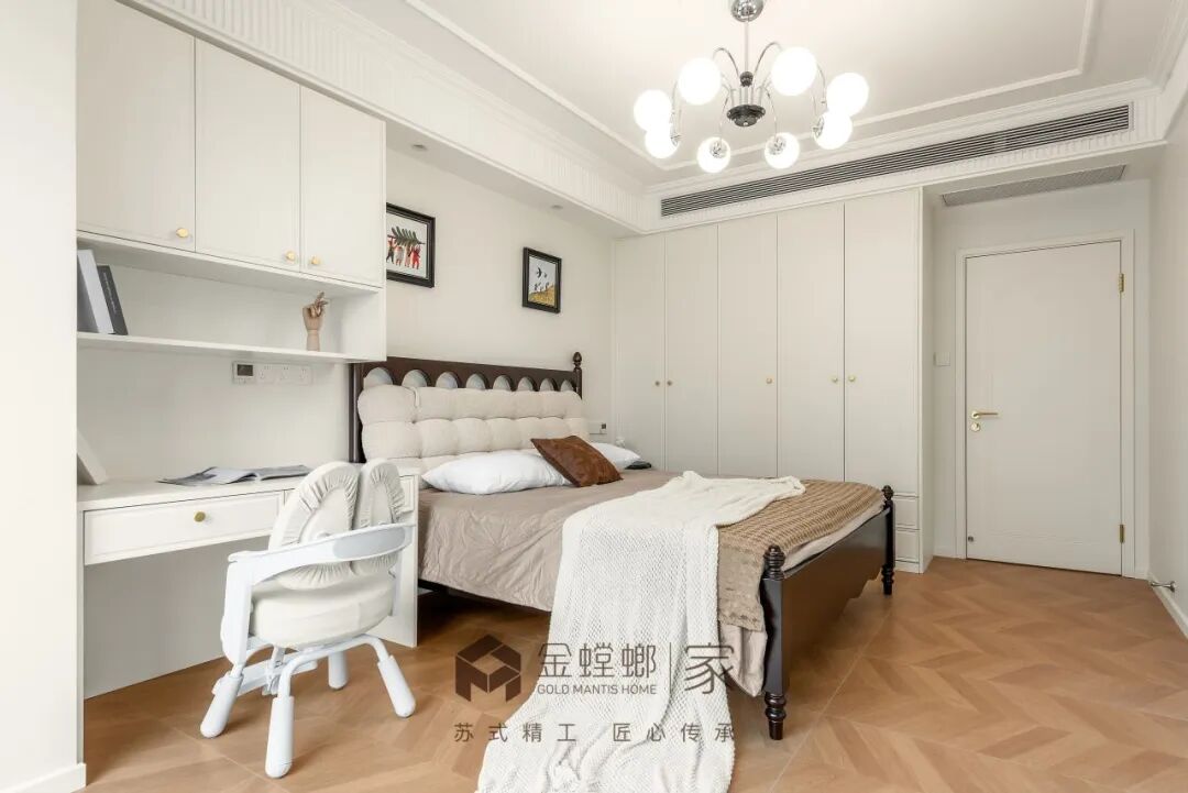 「金螳螂家泗阳店」90㎡法式奶油|是生活写给家的情诗-52