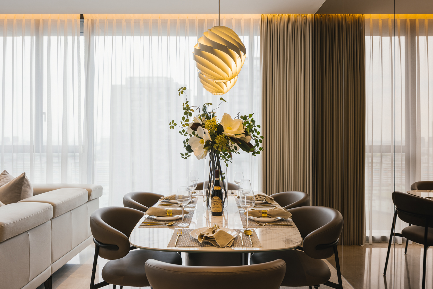 Parc Clematis 4卧室公寓室内设计丨新加坡丨The Interior Lab-10