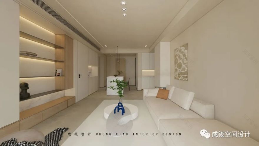 灰肌素雅 · 温暖简约的现代家居设计丨中国上海丨成筱设计-11