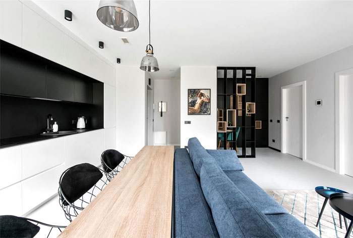 现代都市小公寓，功能实用又舒适-1