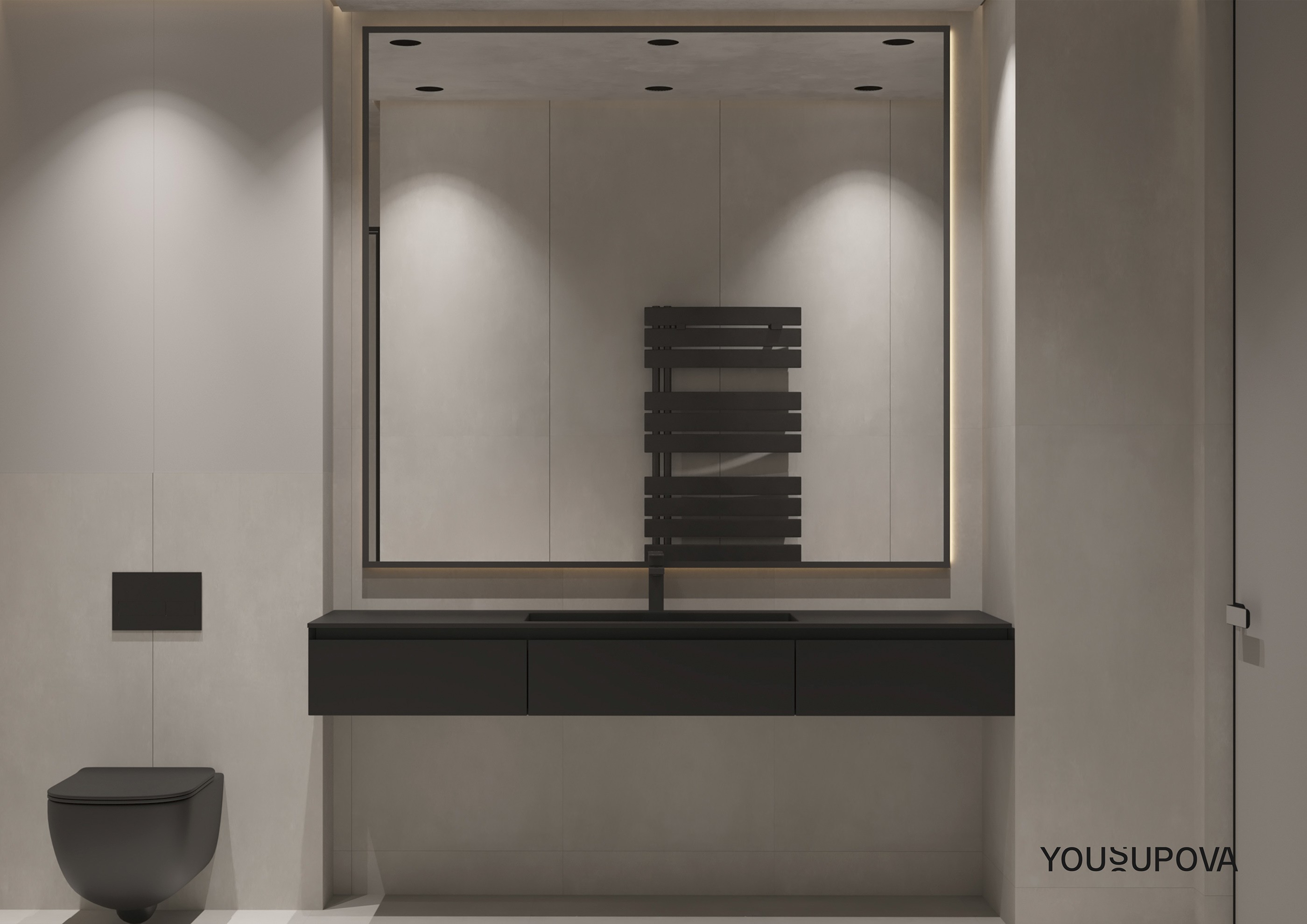 水泥灰色系 空间设计-9