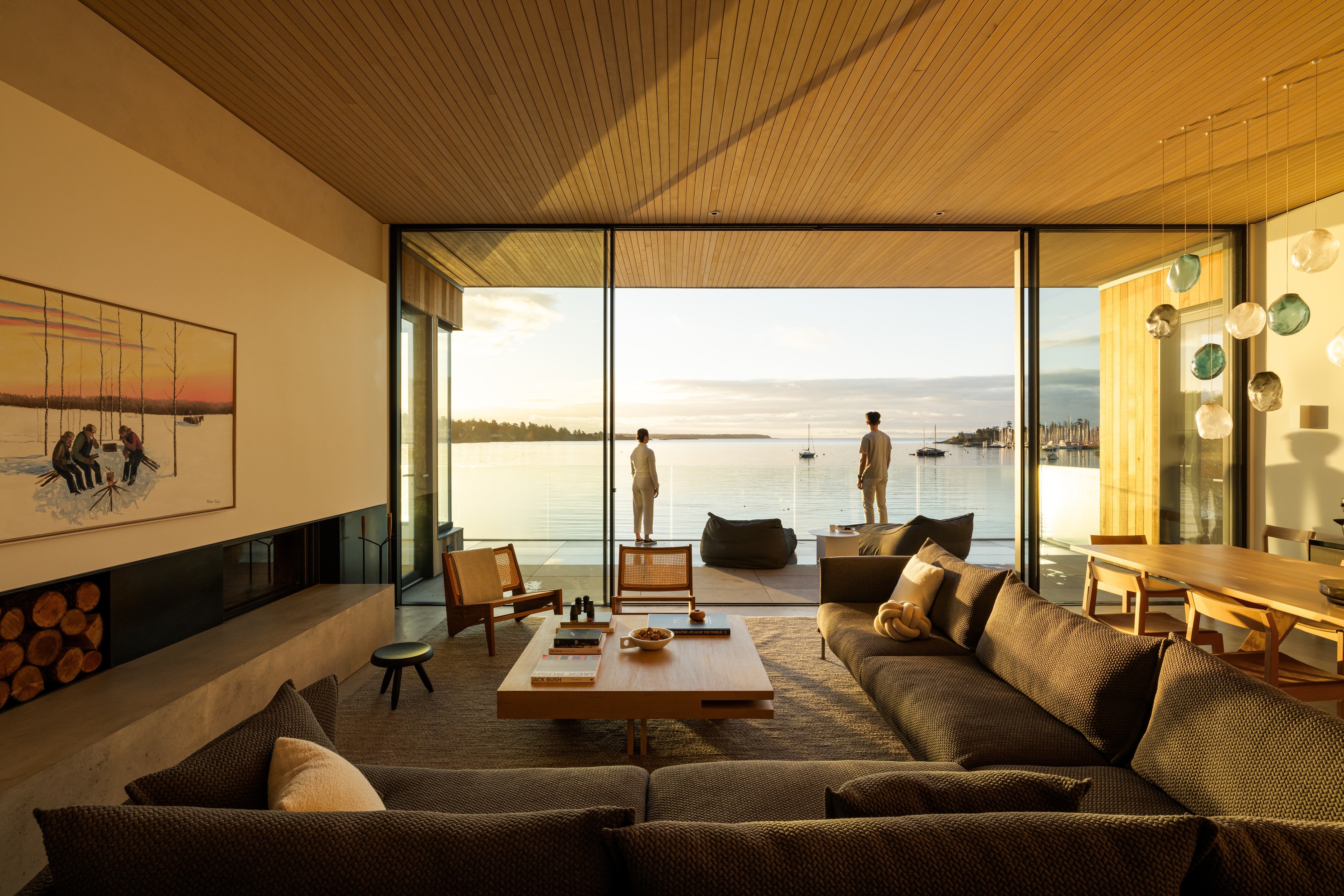 卡德伯勒湾别墅丨加拿大丨Falken Reynolds Interiors-53