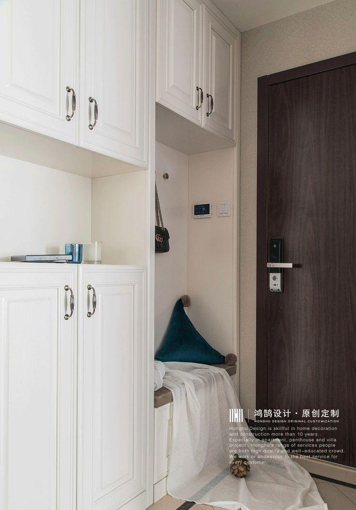 烟灰色轻奢平层软装改造-3