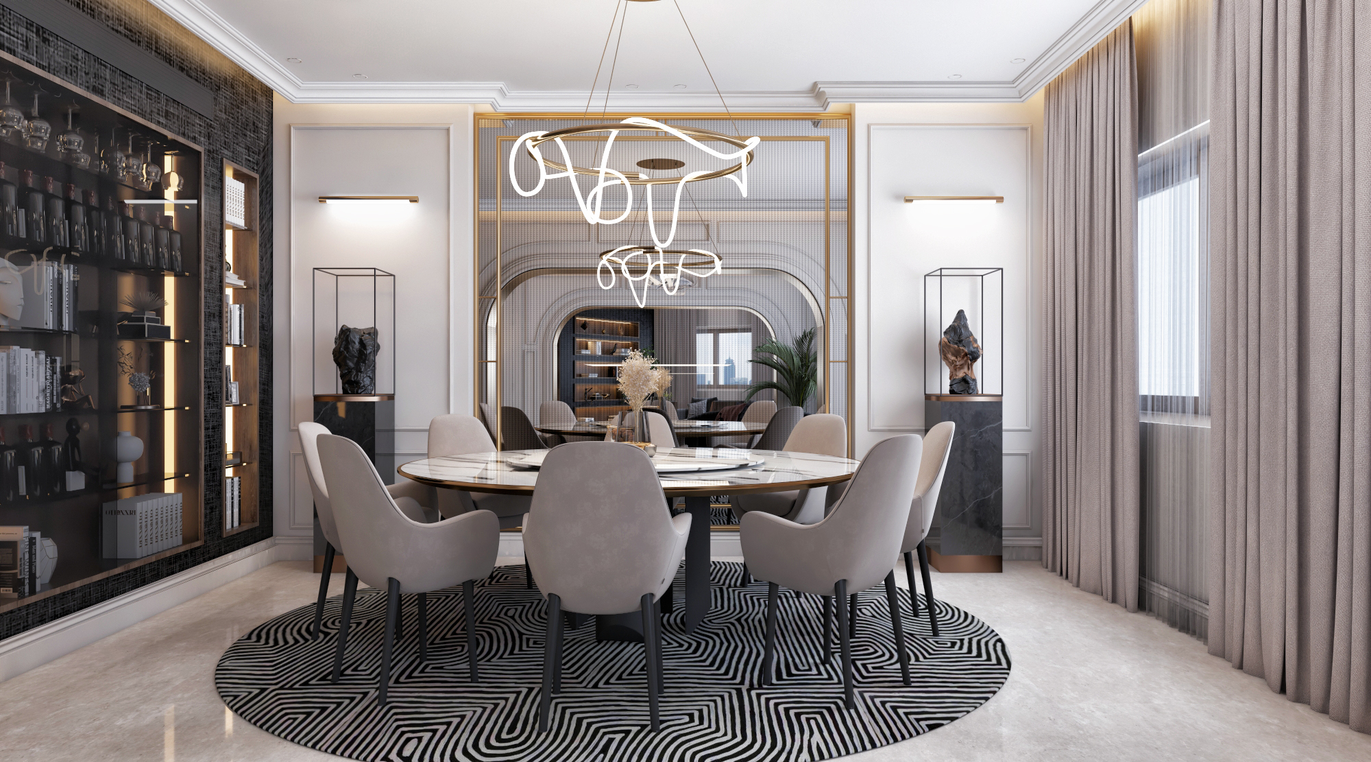 luxury Duplex design- Uptown Cairo-5