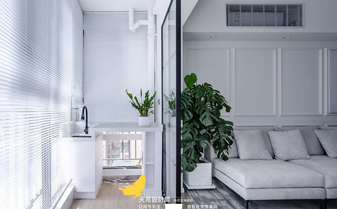 北欧现代简约风,两房改三房的实用与颜值在线设计-23