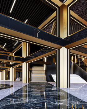 T. V. Car Showroom Design