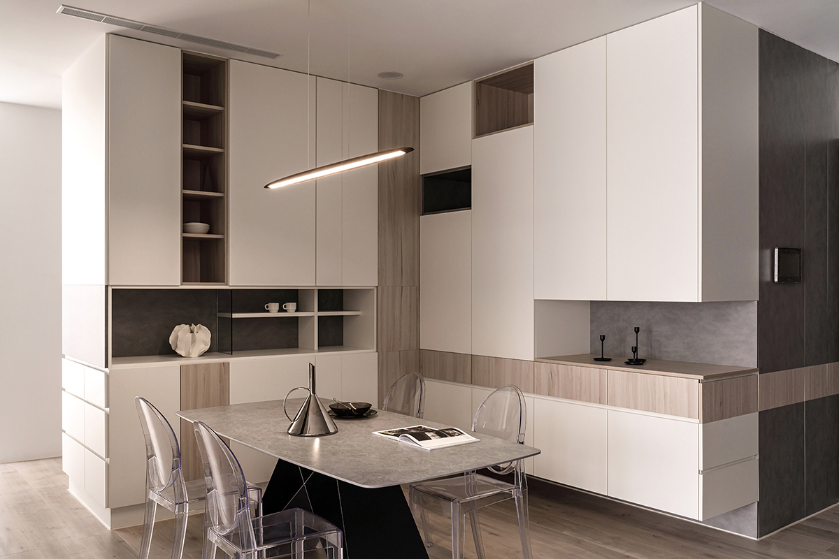 家装设计案例鉴赏——裸色轻熟简约质感居所-7