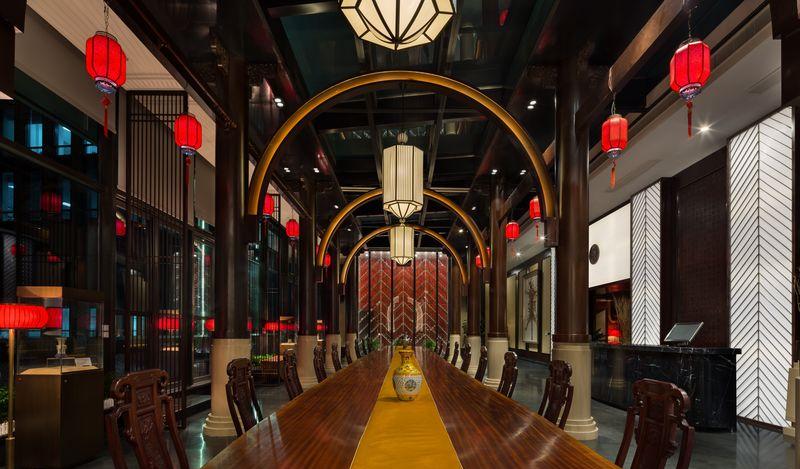 瑞南会所 | 新中式风格的巧妙布局与视觉冲击-11