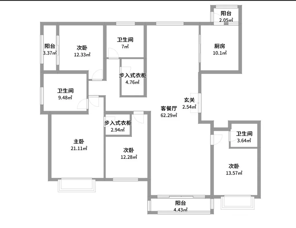 法式风情的优雅大平层丨中国北京丨洪利工作室-7