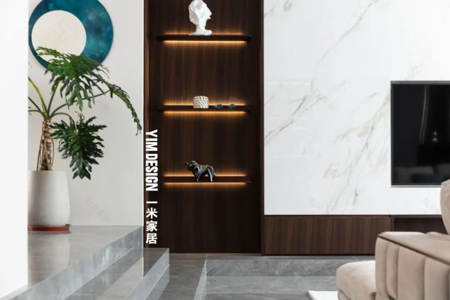 现代轻奢别墅丨一米家居 YIM DESIGN-18