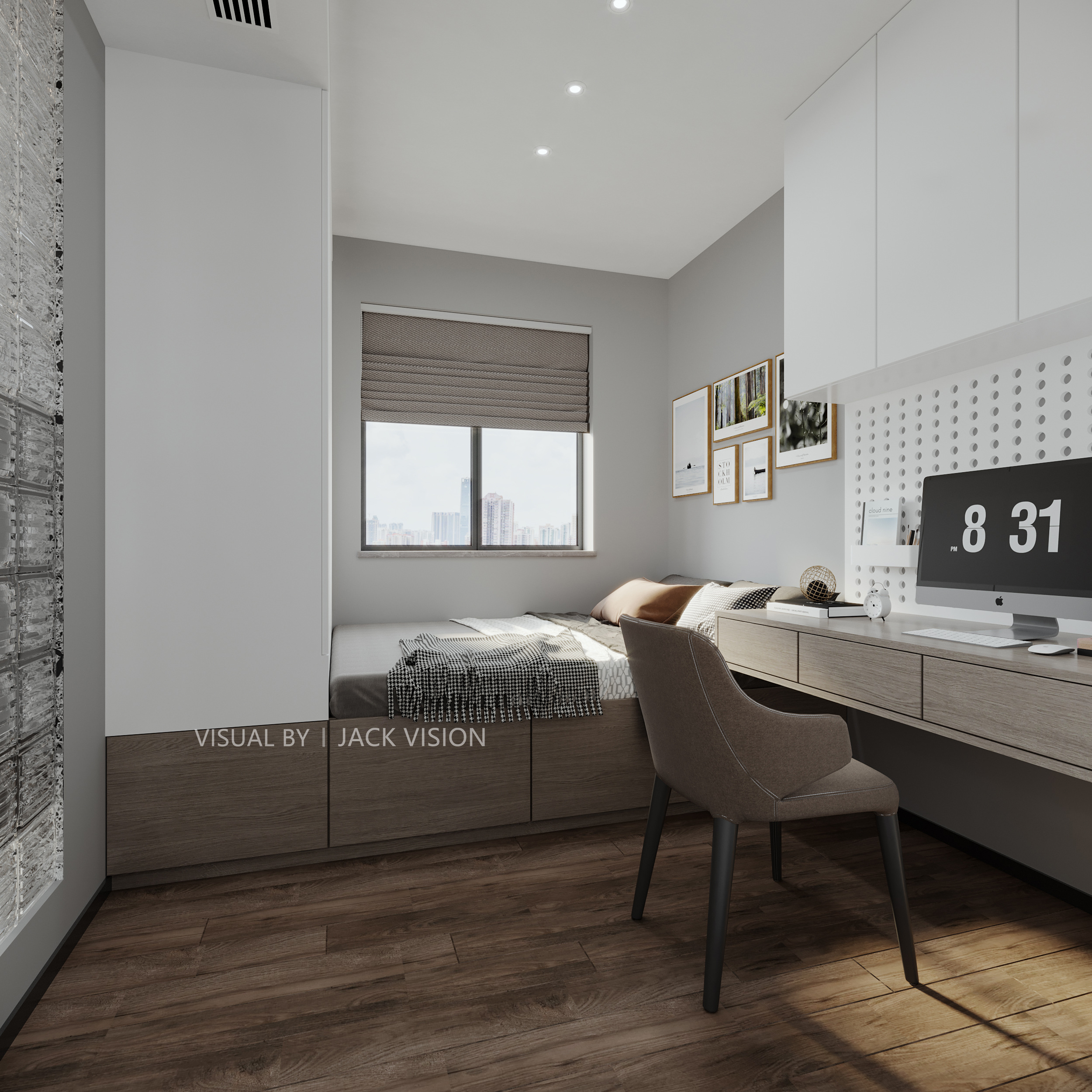 湖南现代简约风平层设计丨中国湖南丨拾集设计-8