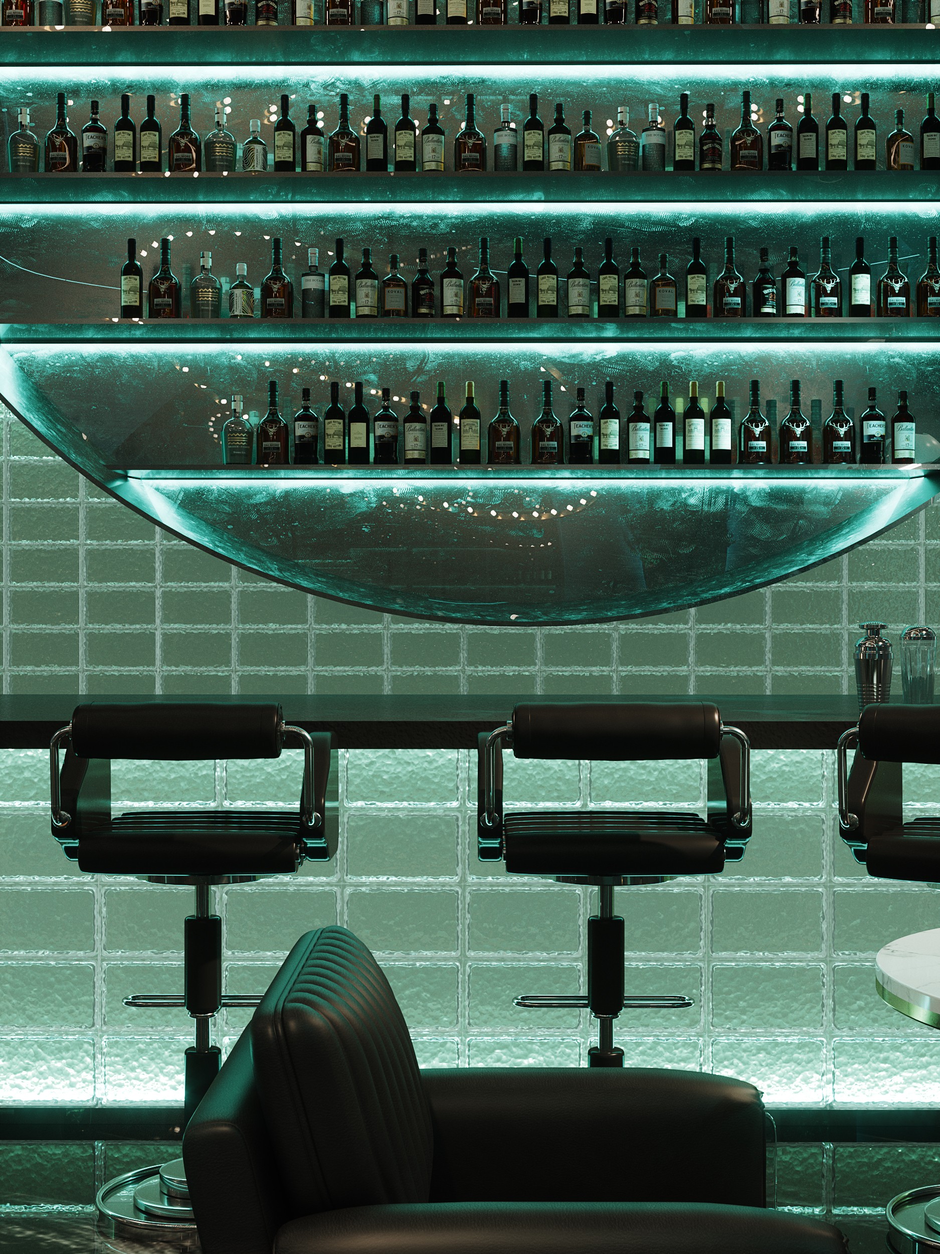 科技与时尚融合的室内设计典范——鸿烨表现-7