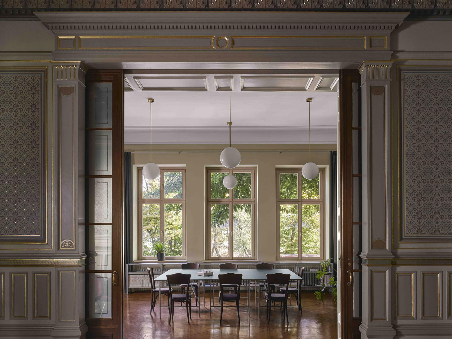 Grand C19th Palais in Berlin Reimagined as an Office by David Kohn Architects.-8