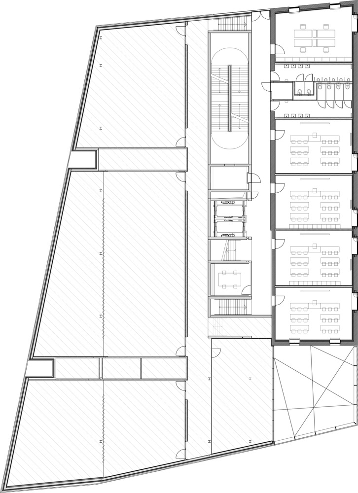比利时安德烈莱特 Erasmus 大学学院现代教育建筑设计丨Barchitecten-43