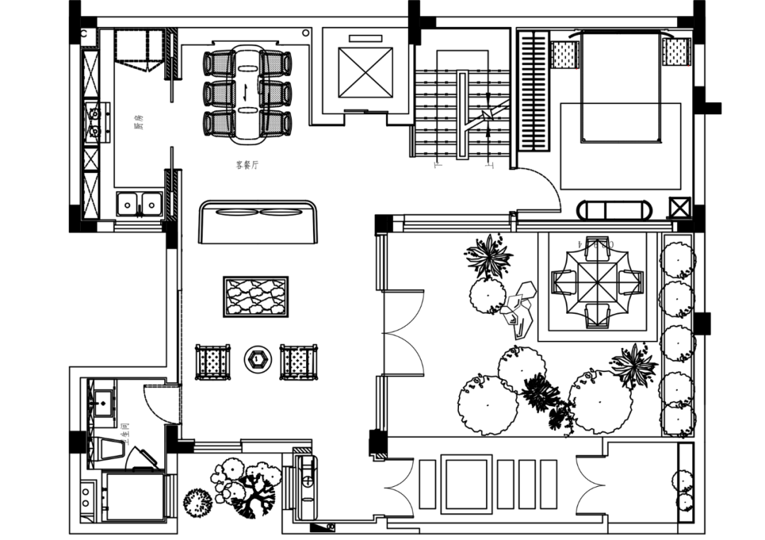 武汉双屿大观别墅样板间丨中国武汉丨元禾大千（软装）,上海中置华优设计集团有限公司（硬装）-18