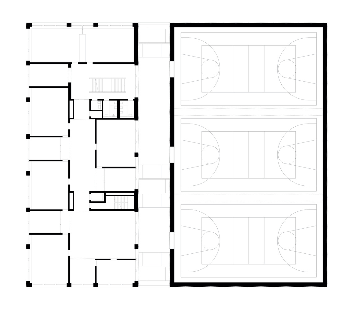 瑞士罗滕堡中学体育大楼-32
