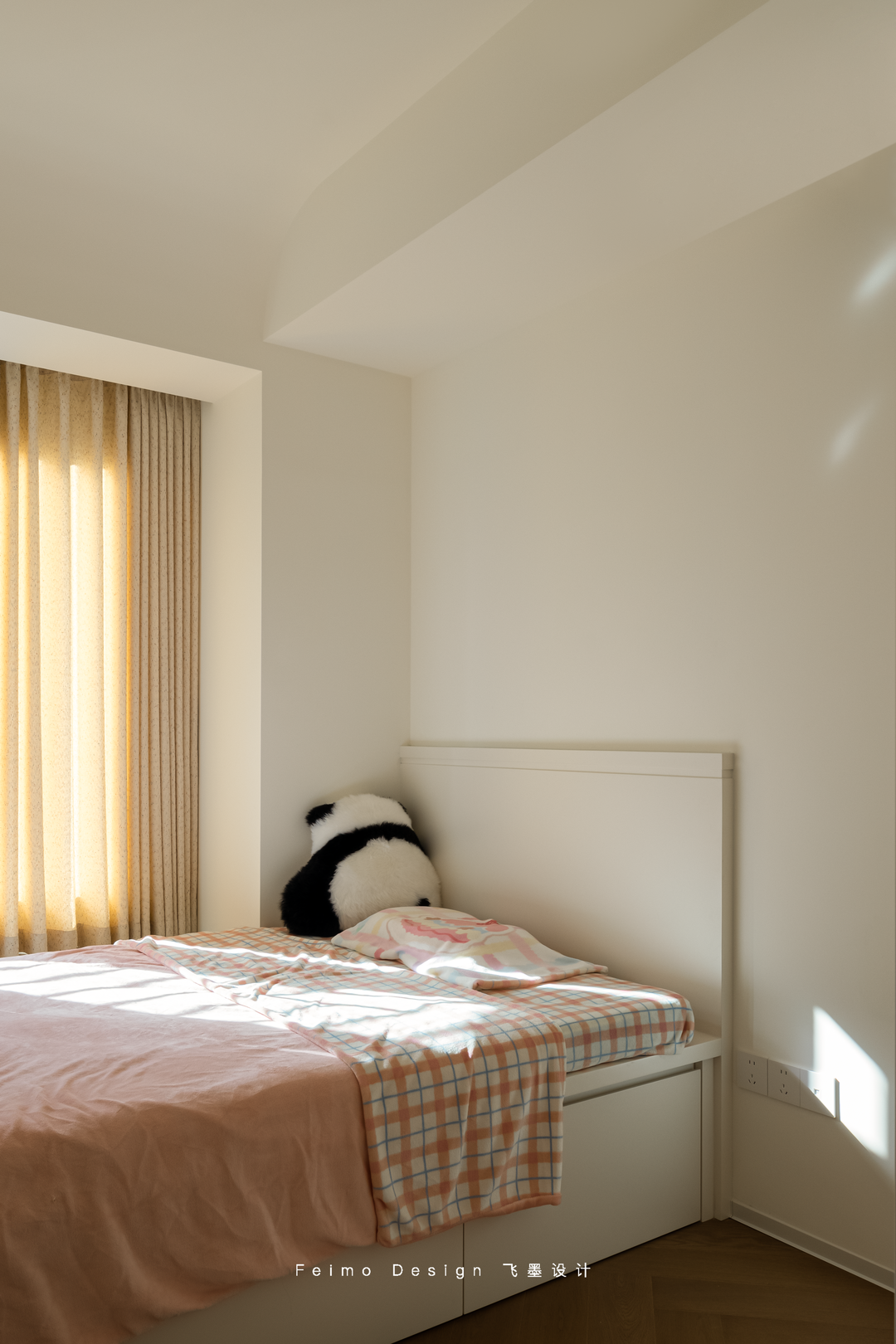 143㎡精装修全拆改,打造现代法式与中古融合的家丨飞墨设计-50