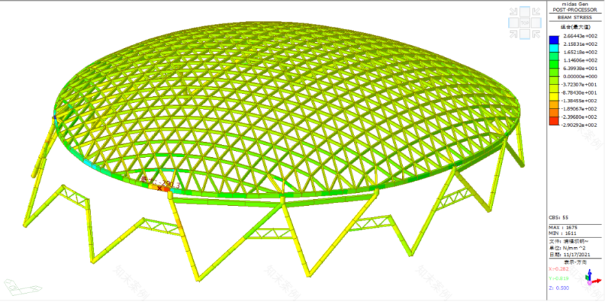 四川南充市复杂钢结构体育场馆设计丨中国南充-100