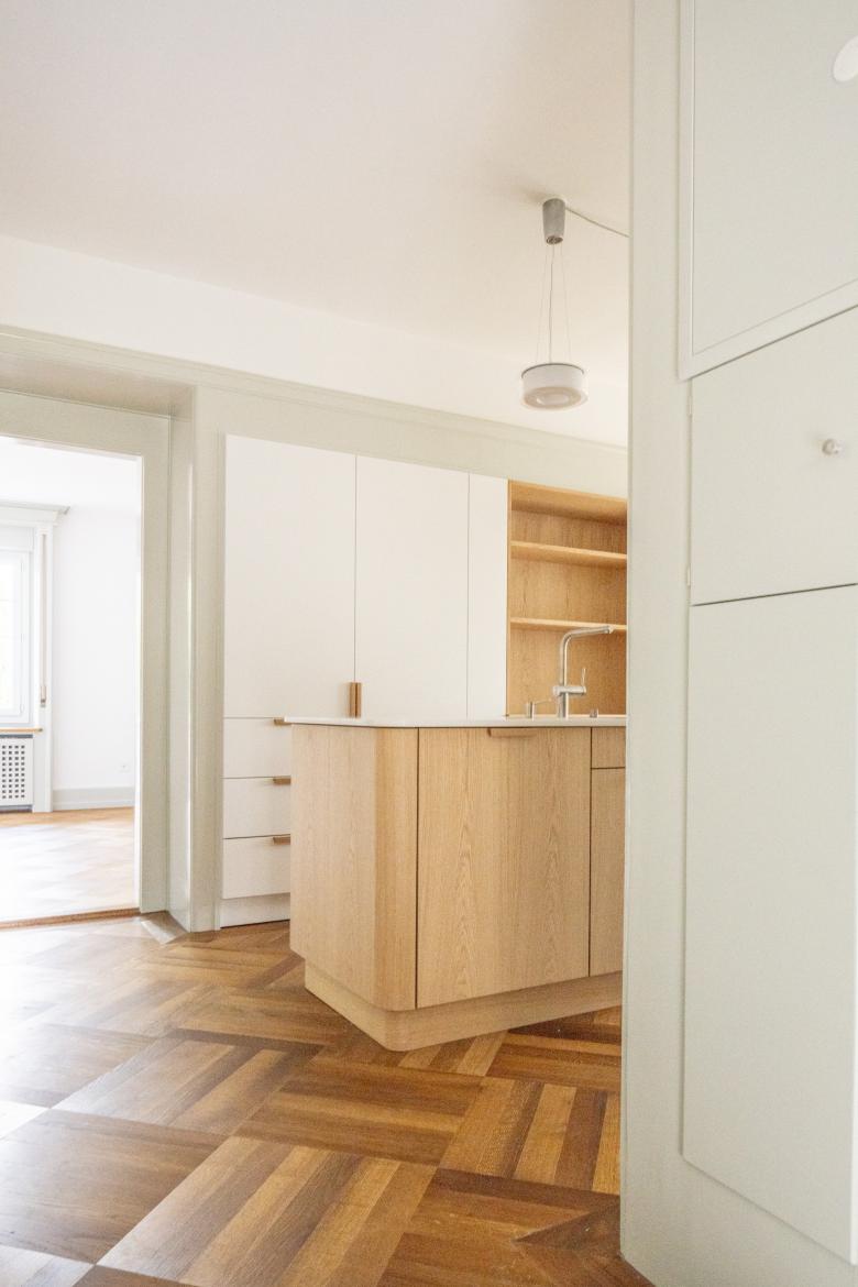 Umbau Wohnung 公寓改造丨瑞士卢塞恩丨Brechbuehler Walser Architekten-8