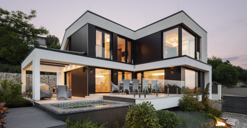 Harant House - Modern családi ház medencével - Archikron Építész Belsőépítész Studio-1