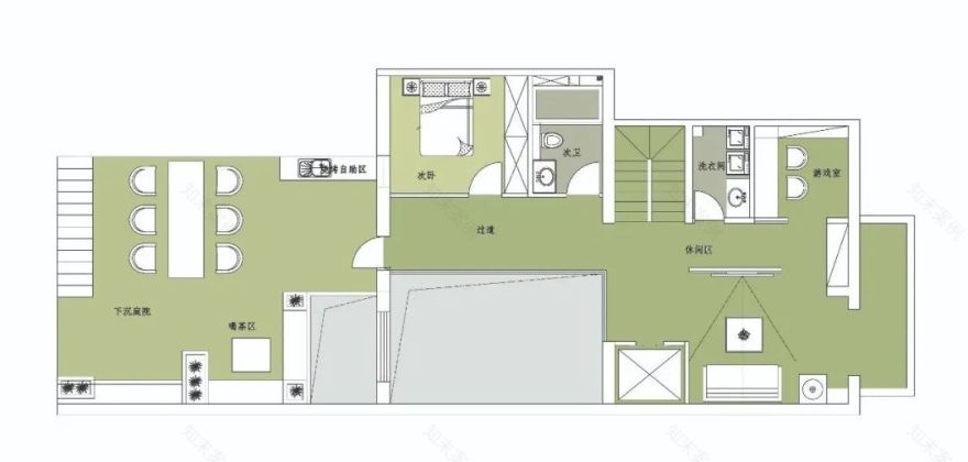 曲江大城 350㎡简约风三代同堂宅,设计师刘永强打造温暖新家-96