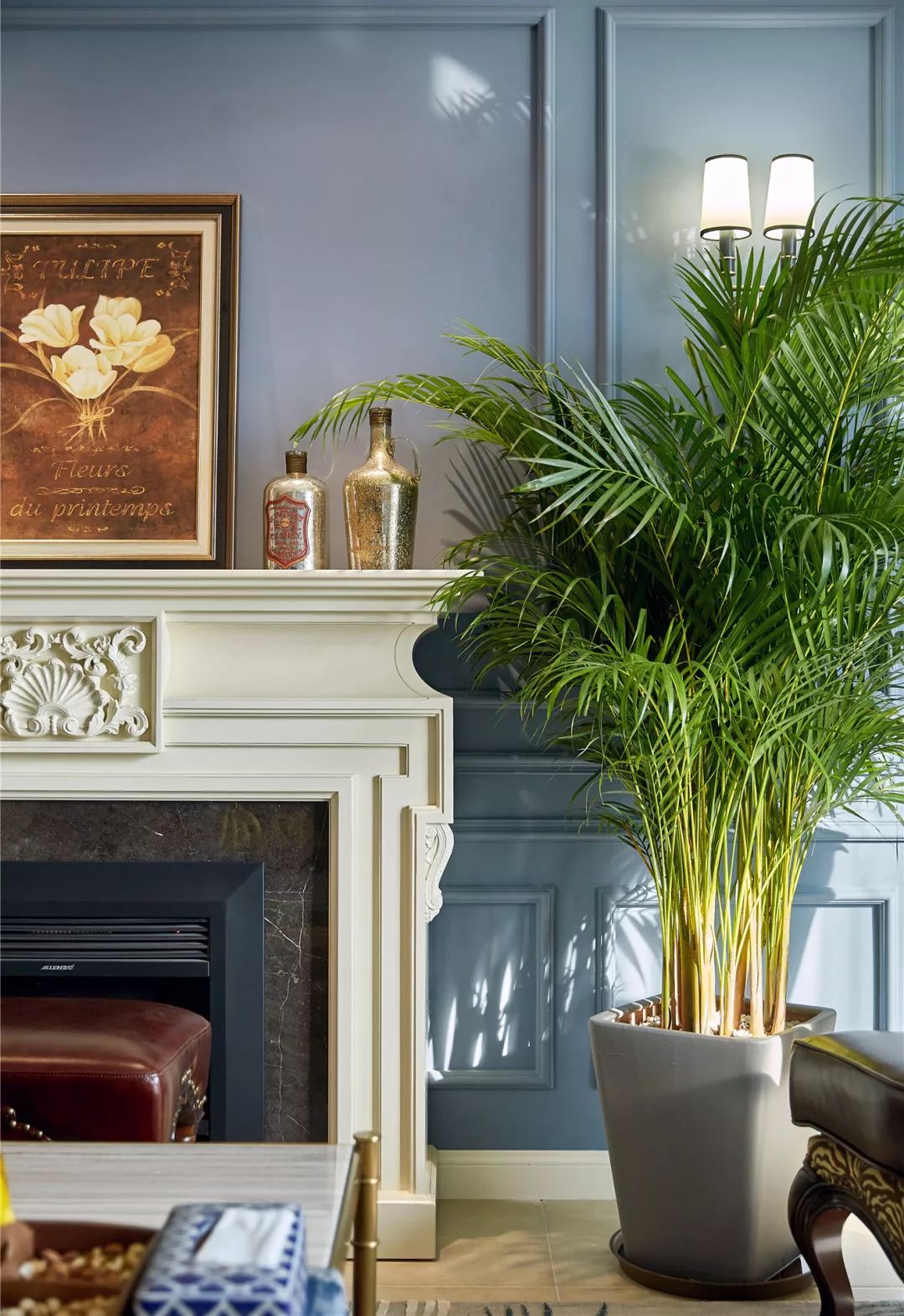 天津 190 平米美式混搭家居设计，简约优雅的中性色调生活空间-14