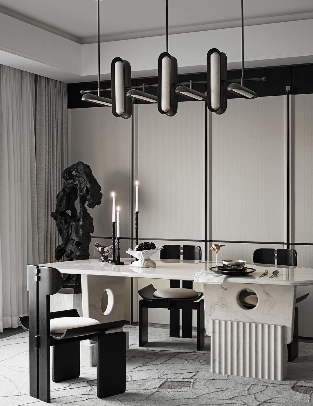 中海·大连十里观澜复式丨中国大连丨室内设计为深圳共向设计,软装设计为深圳共向美学-8