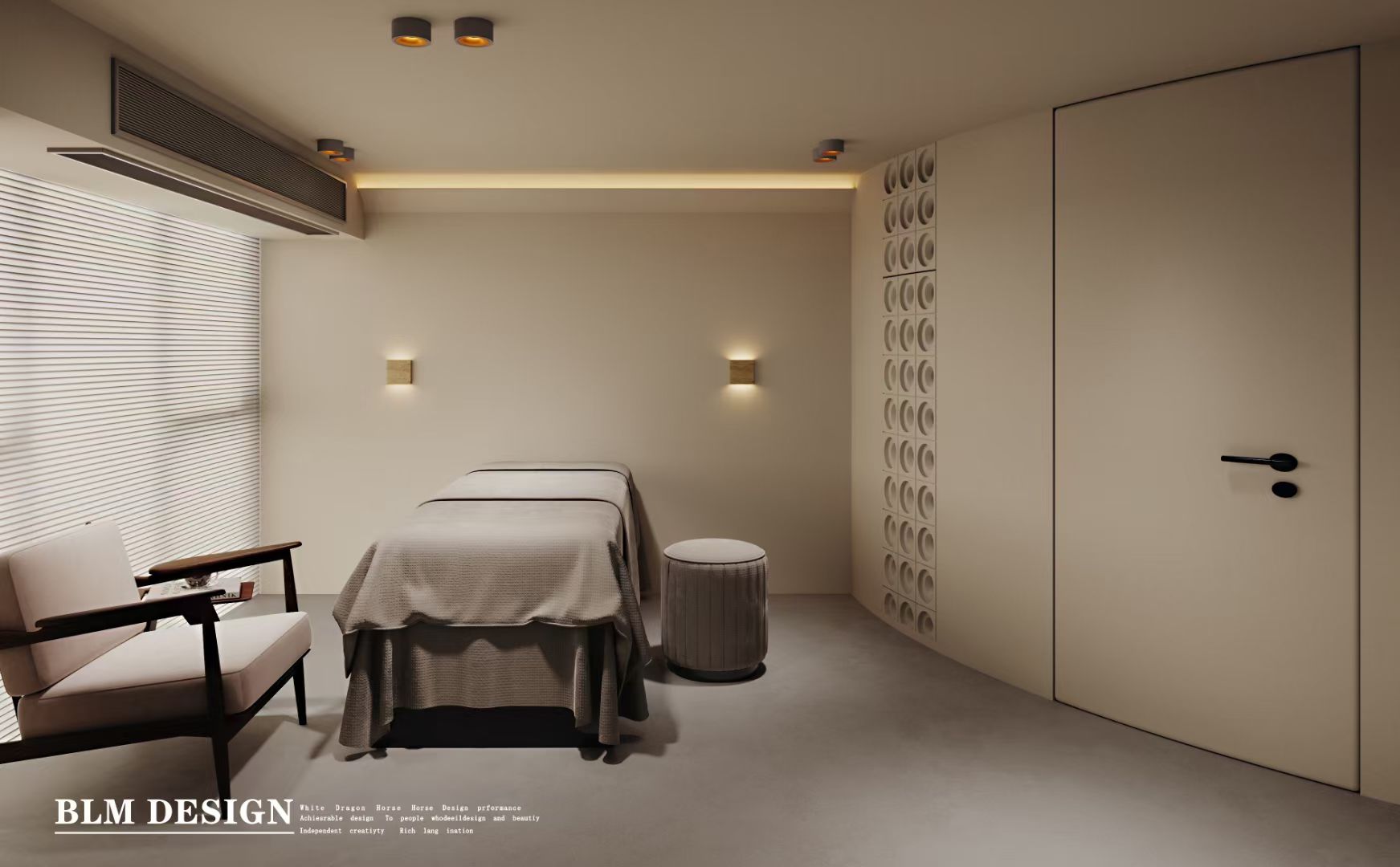 侘寂风美容院丨白龙马效果图-3