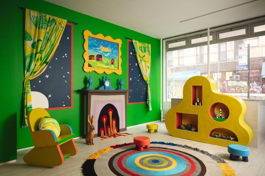 《晚安月亮》绘本之旅 | 纽约展览“晚安之家”解读童趣设计-17