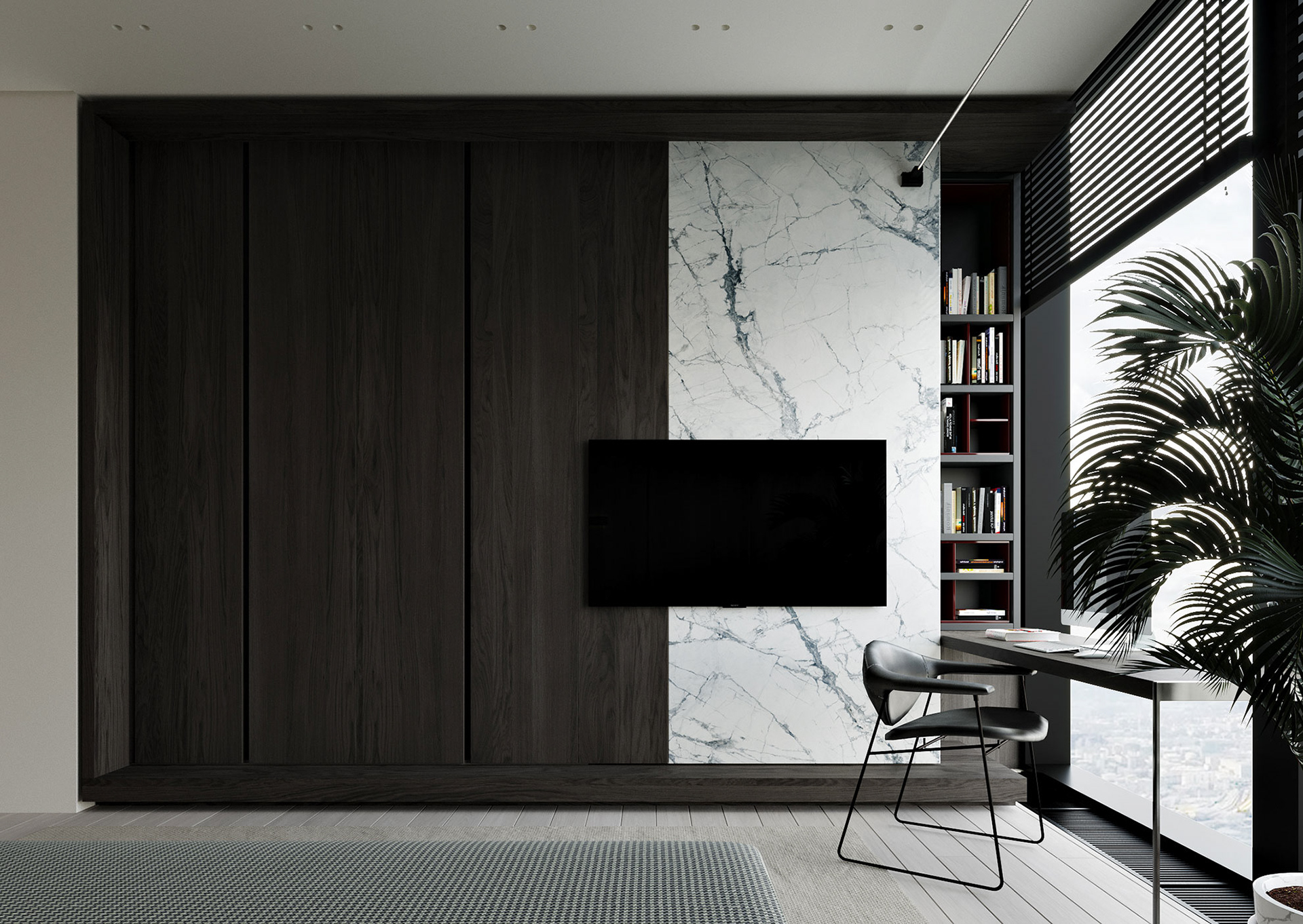 110平 现代简约 空间设计！-25