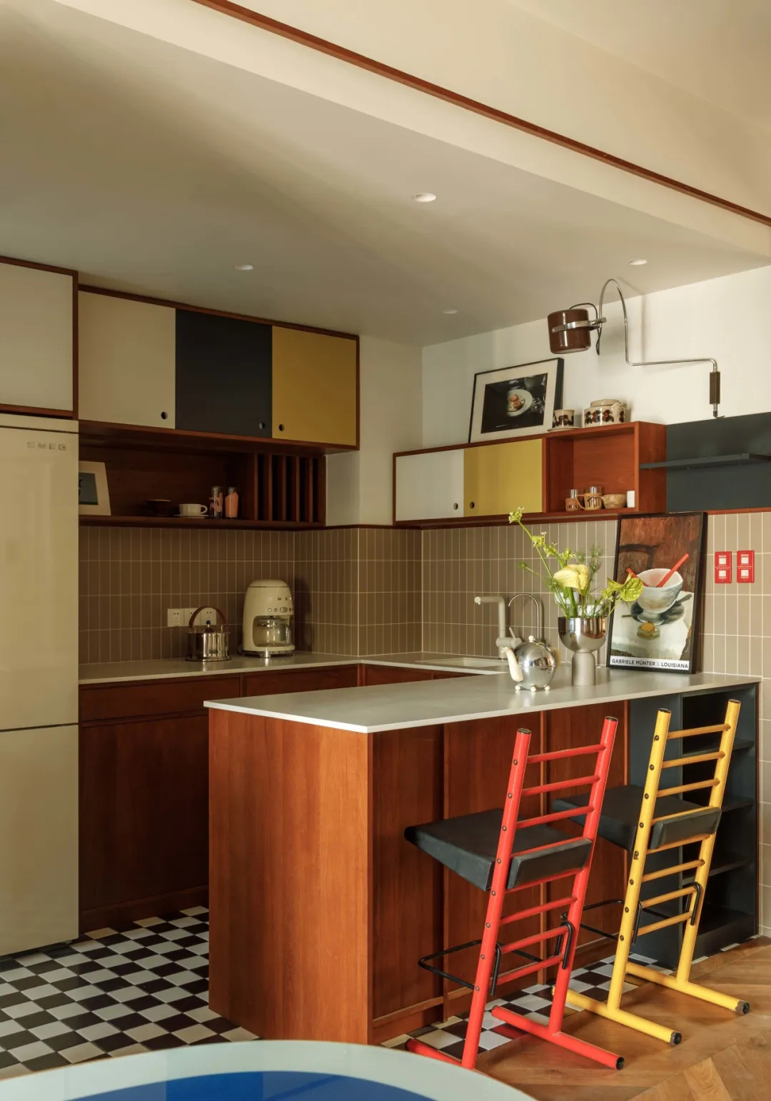 臻溪空间设计|中古加点色彩,形色兼备,丰盈有趣!丨中国上海-67