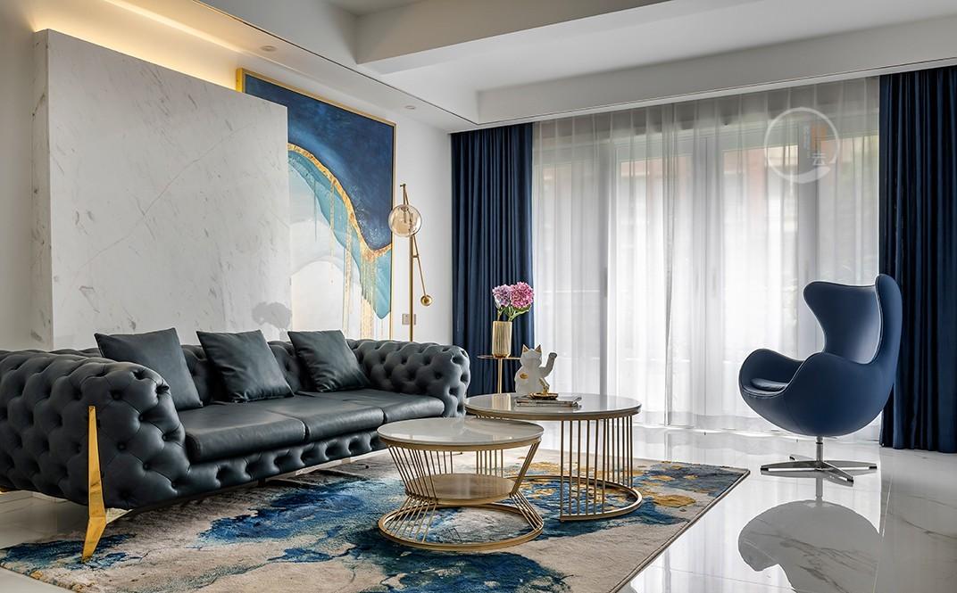 蓝与白 · 轻奢风格的海洋气息-25