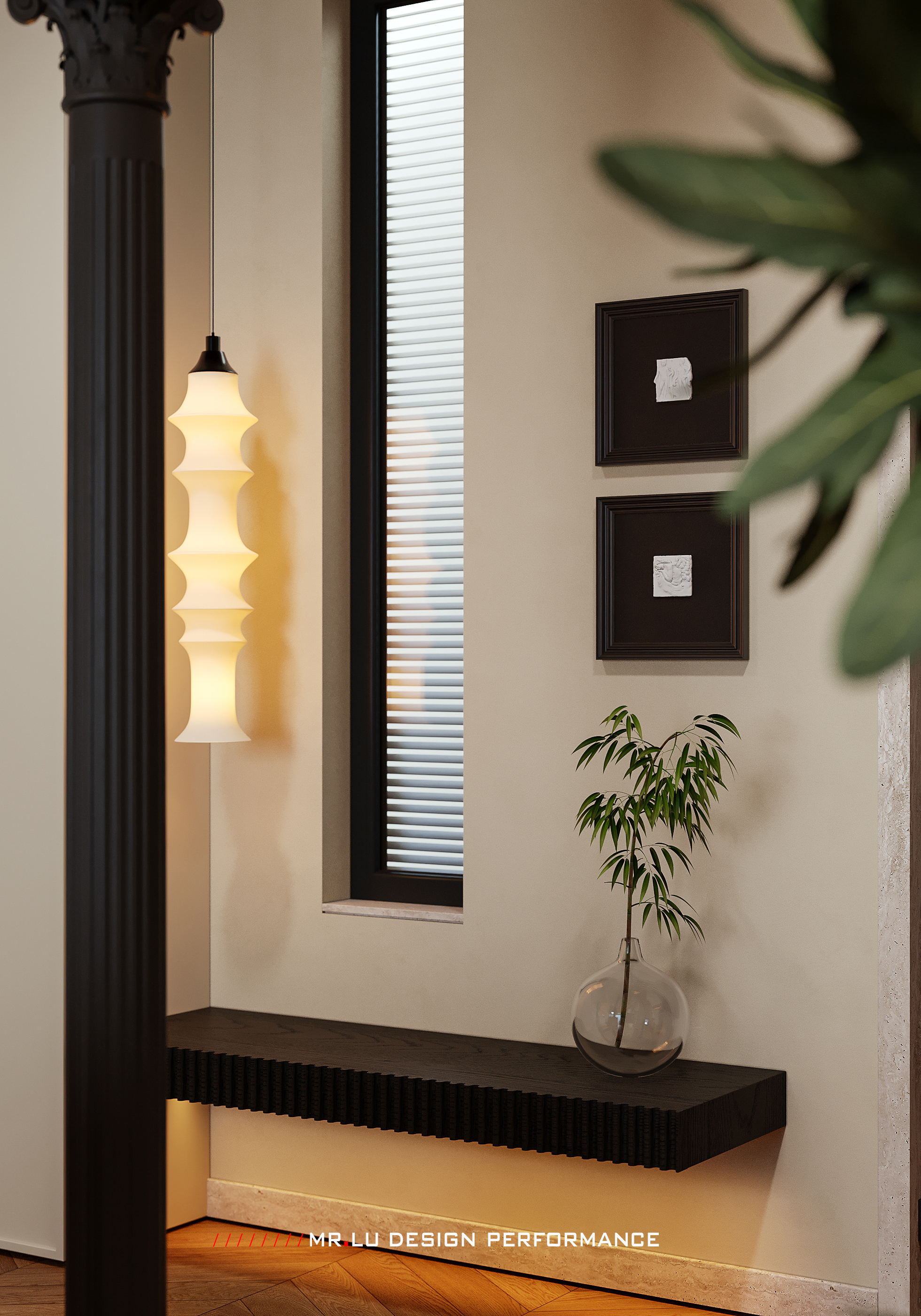 40㎡现代复古风格效果图表现-19