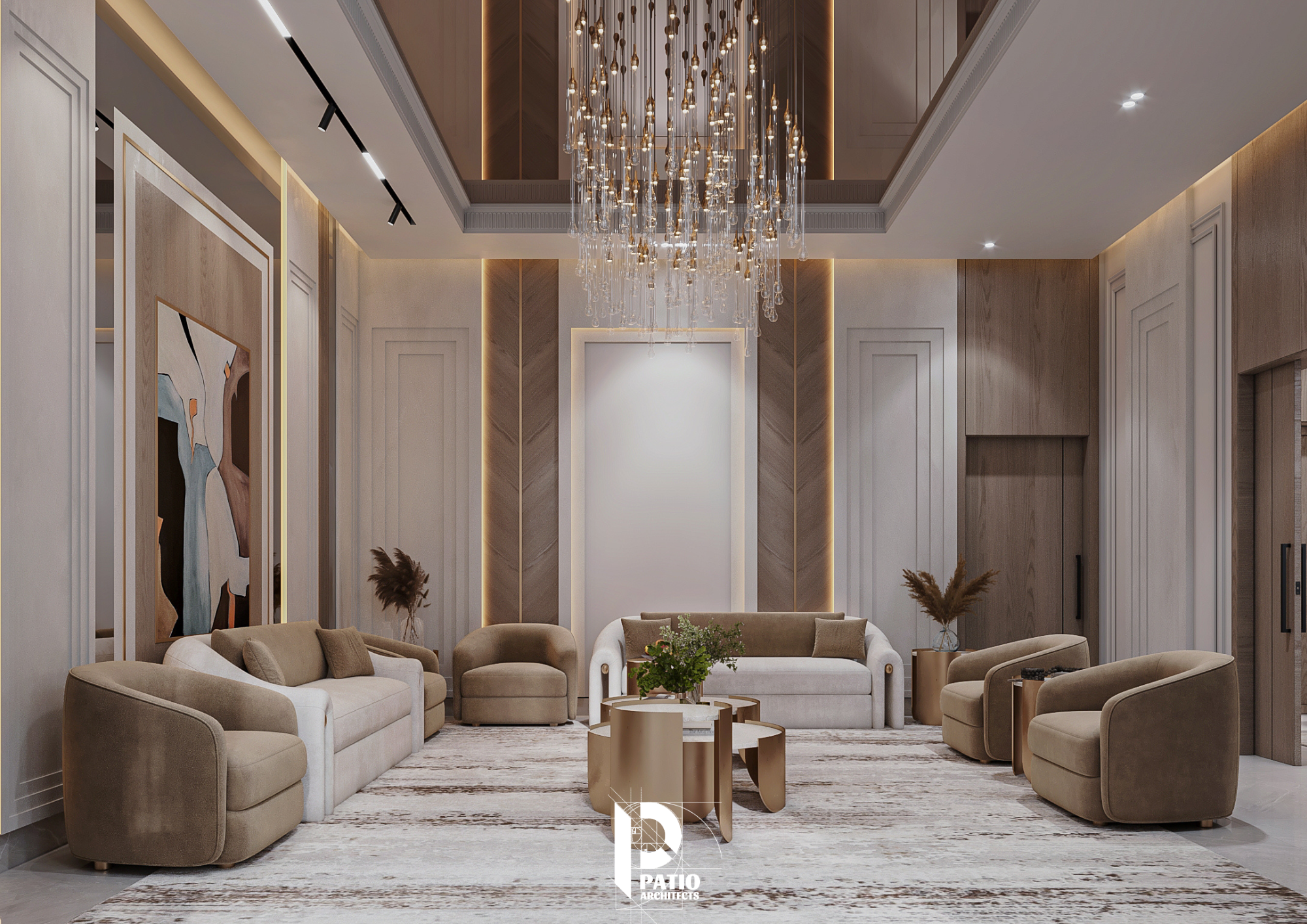 会议室与餐厅室内设计丨沙特阿拉伯利雅得丨Patio Architects L.L.C-6
