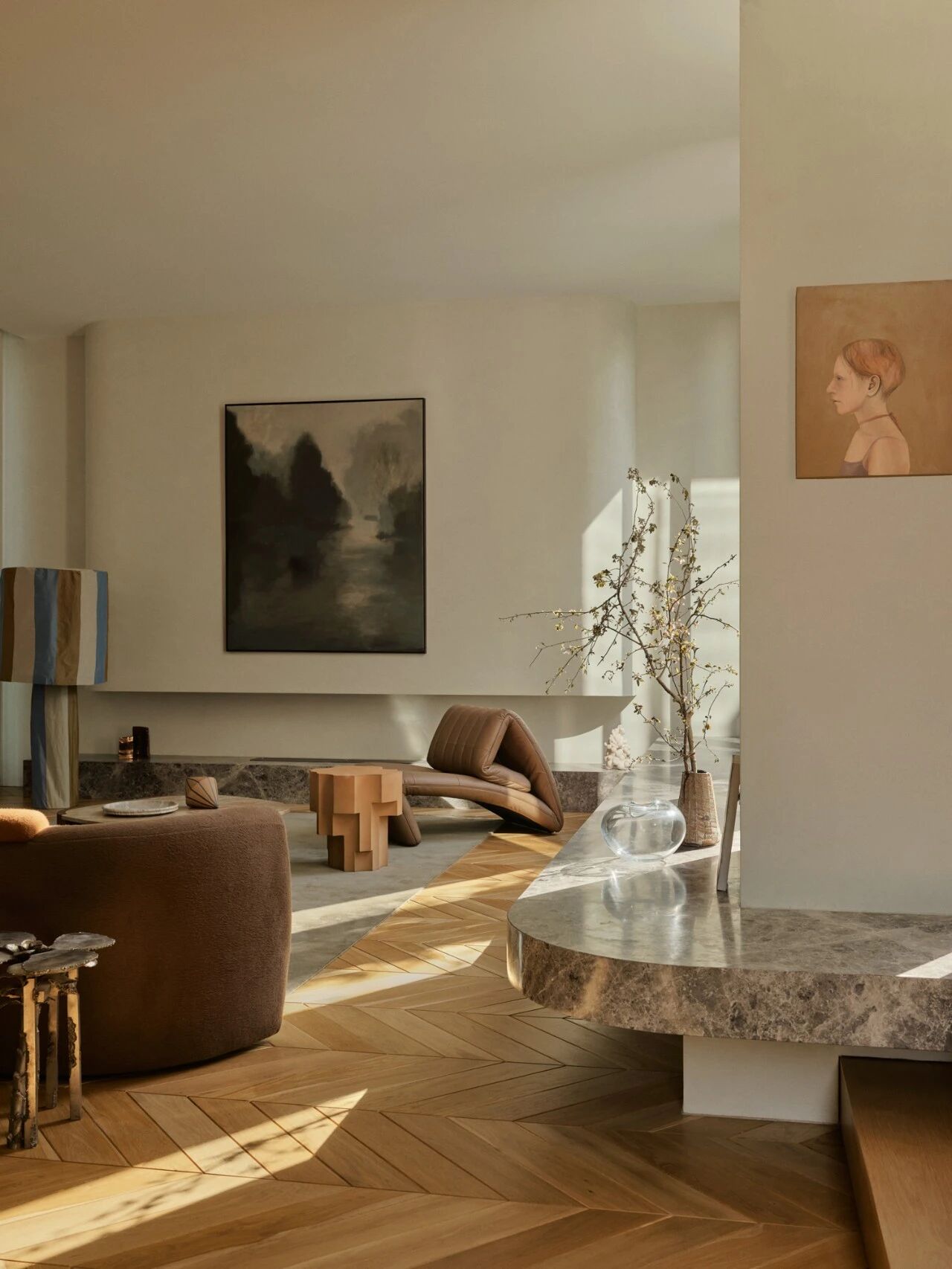 动线筑境,光影润形:一座别墅的空间叙事与细节美学-9