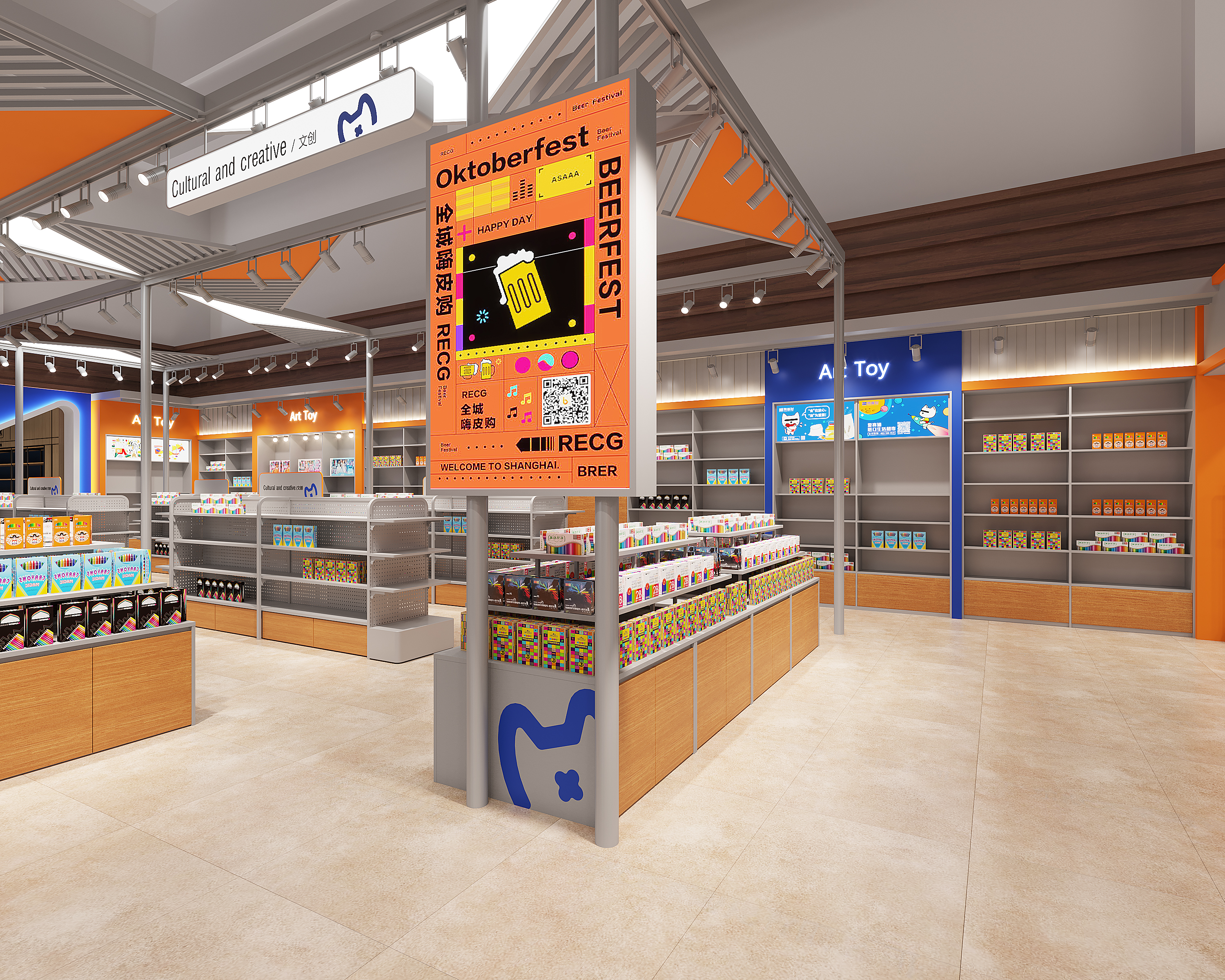 爱喜猫全球好物集合店设计丨中国浙江丨三景装饰-14