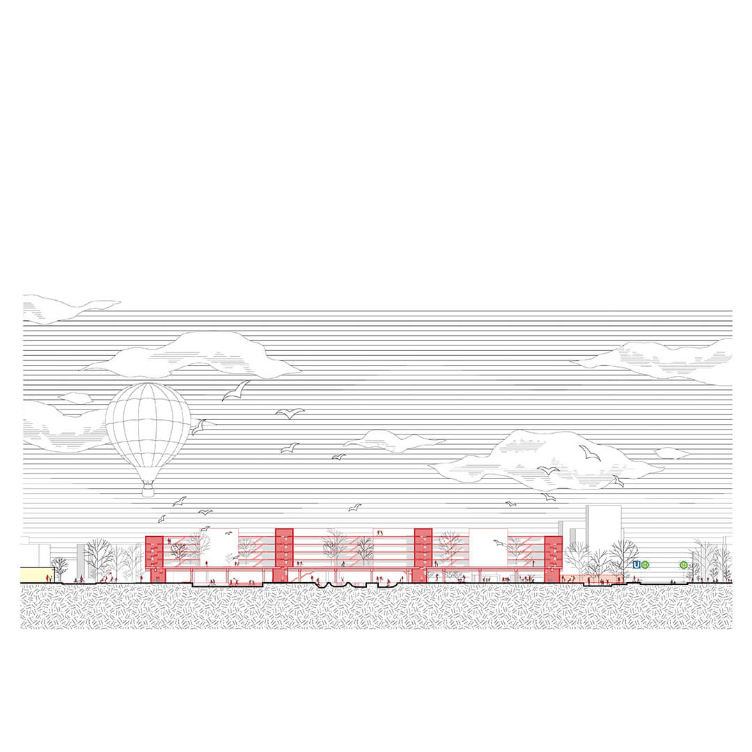 Milbertshofen城市宜居性改造项目丨德国慕尼黑丨Sam Hosseini,Laura Fleischhacker-12