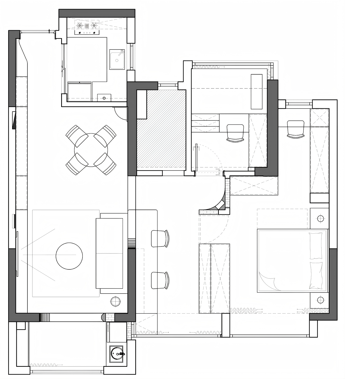 100㎡旧宅新境 ·「 简筑澄明,慢酿时光」丨中国南京丨LAB-11