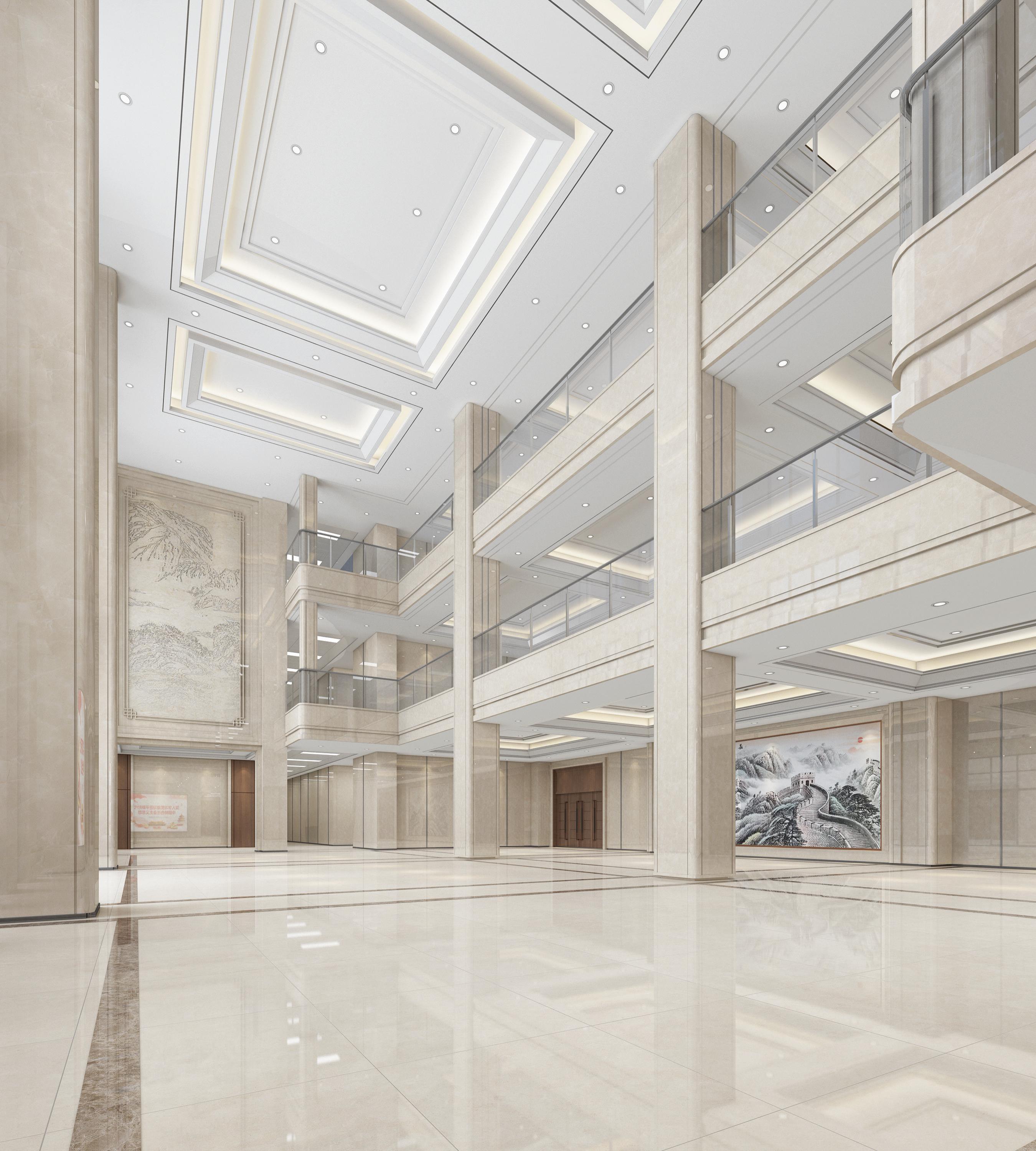 机关单位办公大楼精装修设计丨老张设计-9