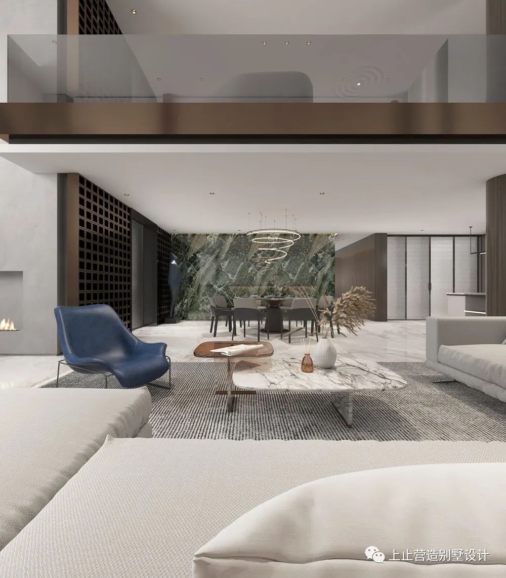 御翠园别墅 · 现代轻奢风丨上止营造 永利空间设计-15