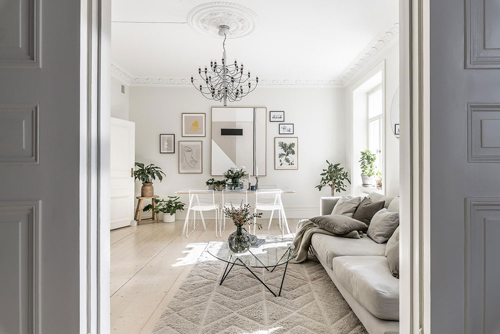 哥德堡 92 平米简约公寓,蓝调卧室引人入胜-2