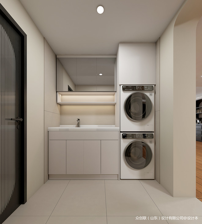 鲁商银座花园160平米三居装修-10