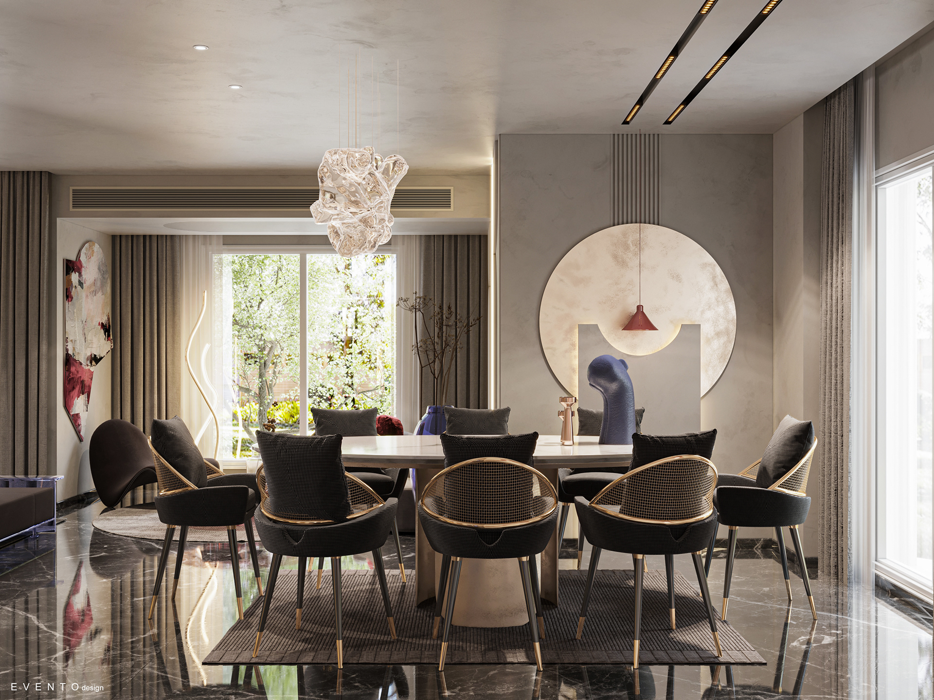 Villa reception (Cairo festival city )-14