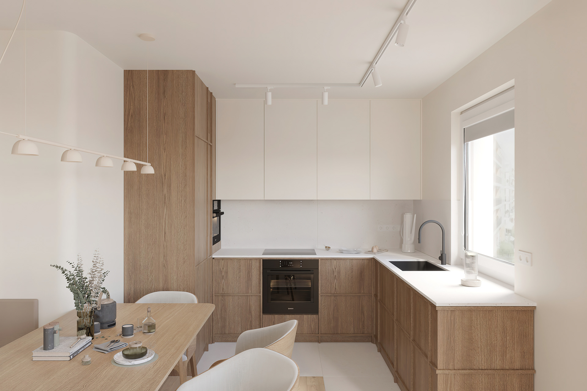 Wiślany Mokotów公寓室内设计丨波兰华沙丨RES Design-15